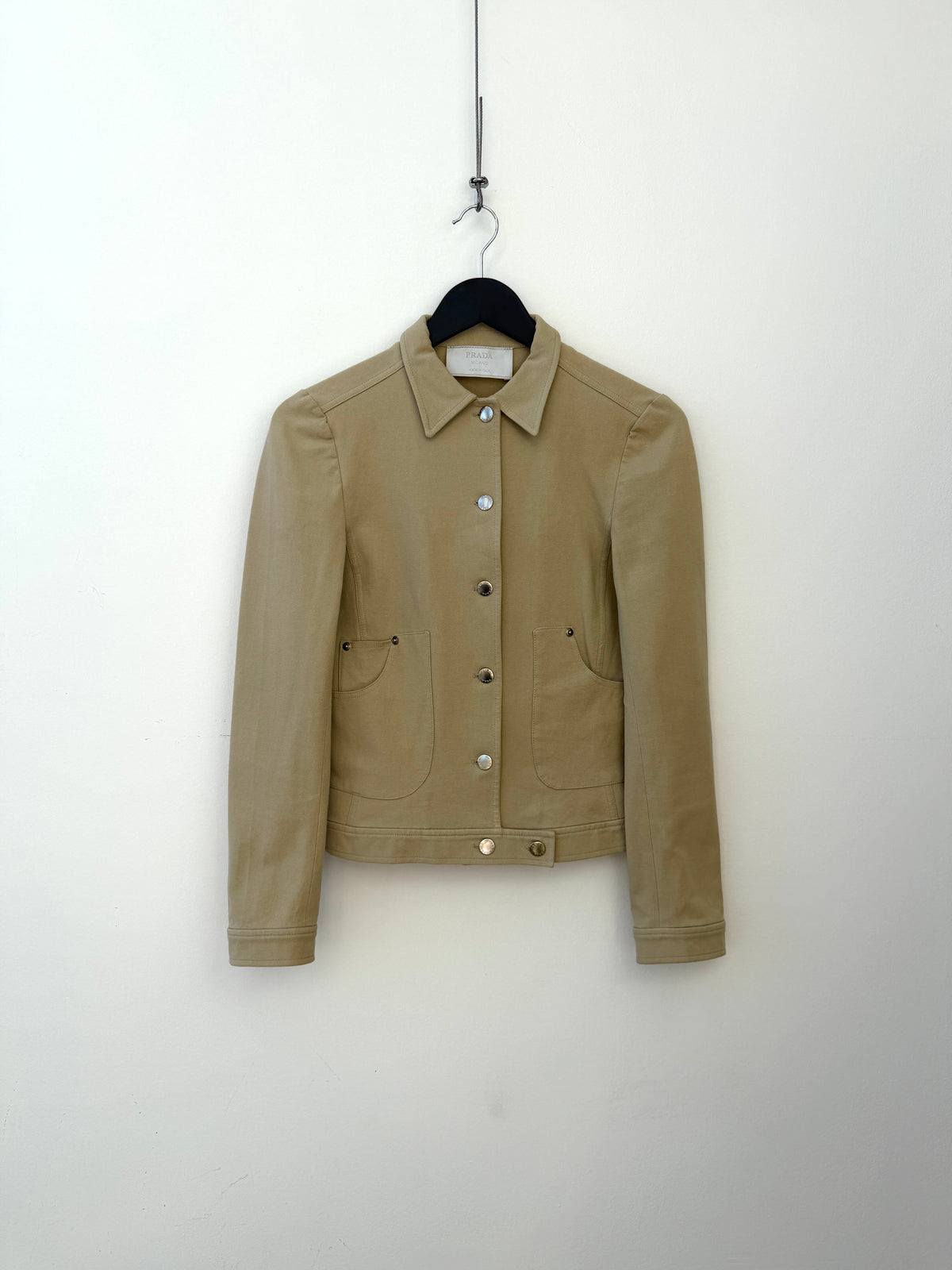 Prada 99/00 Minimalist Jacket | Small, Tan