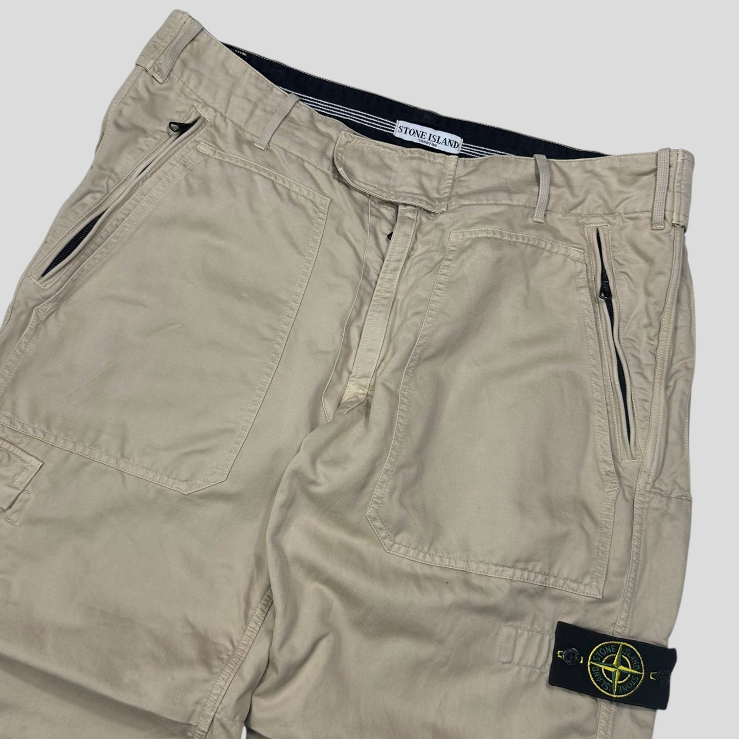 Stone Island 2006 Baggy Parachute Cargo Trousers - IT54 | Default Title, Beige