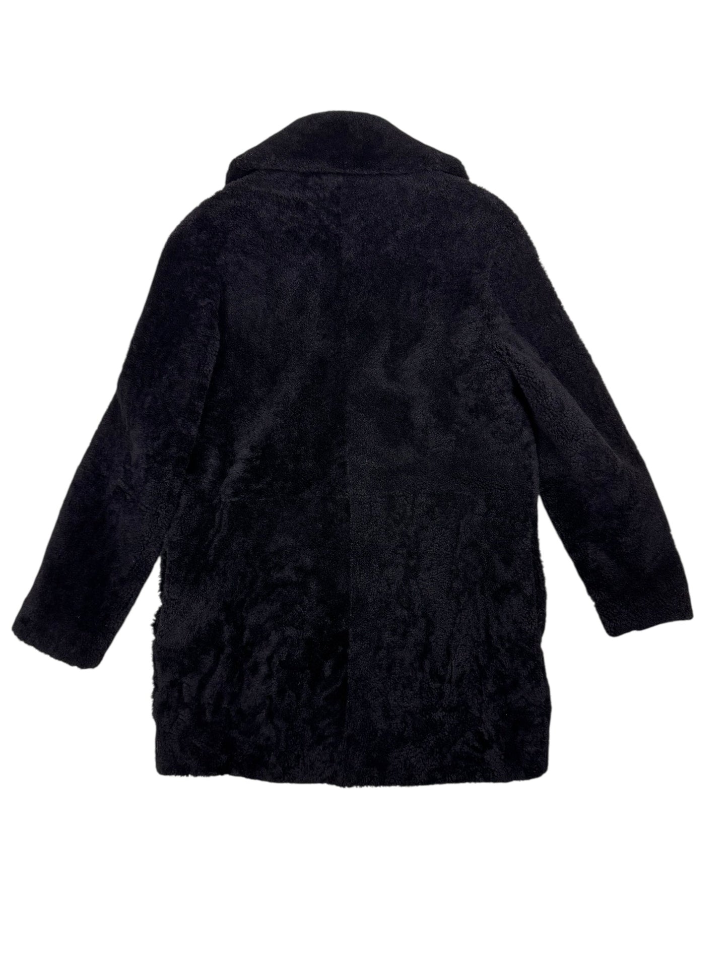 Alexander McQueen F/W 2012 Menswear shearling coat | Black, Black