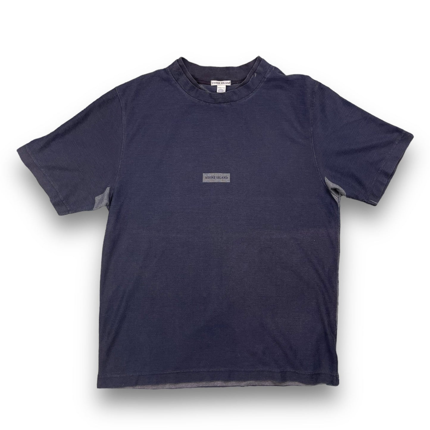 SS2002 Stone Island Box Logo T-Shirt (L) | Default Title, Multicoloured