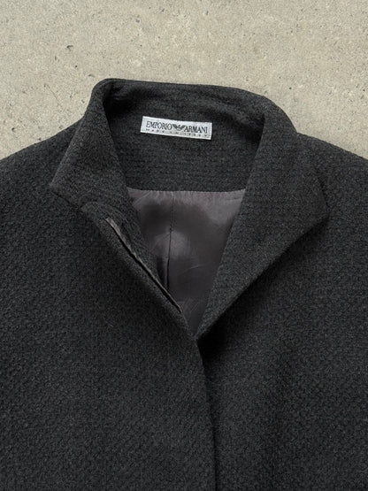 Emporio Armani 1990s High Neck Minimal Jacket - XS/S