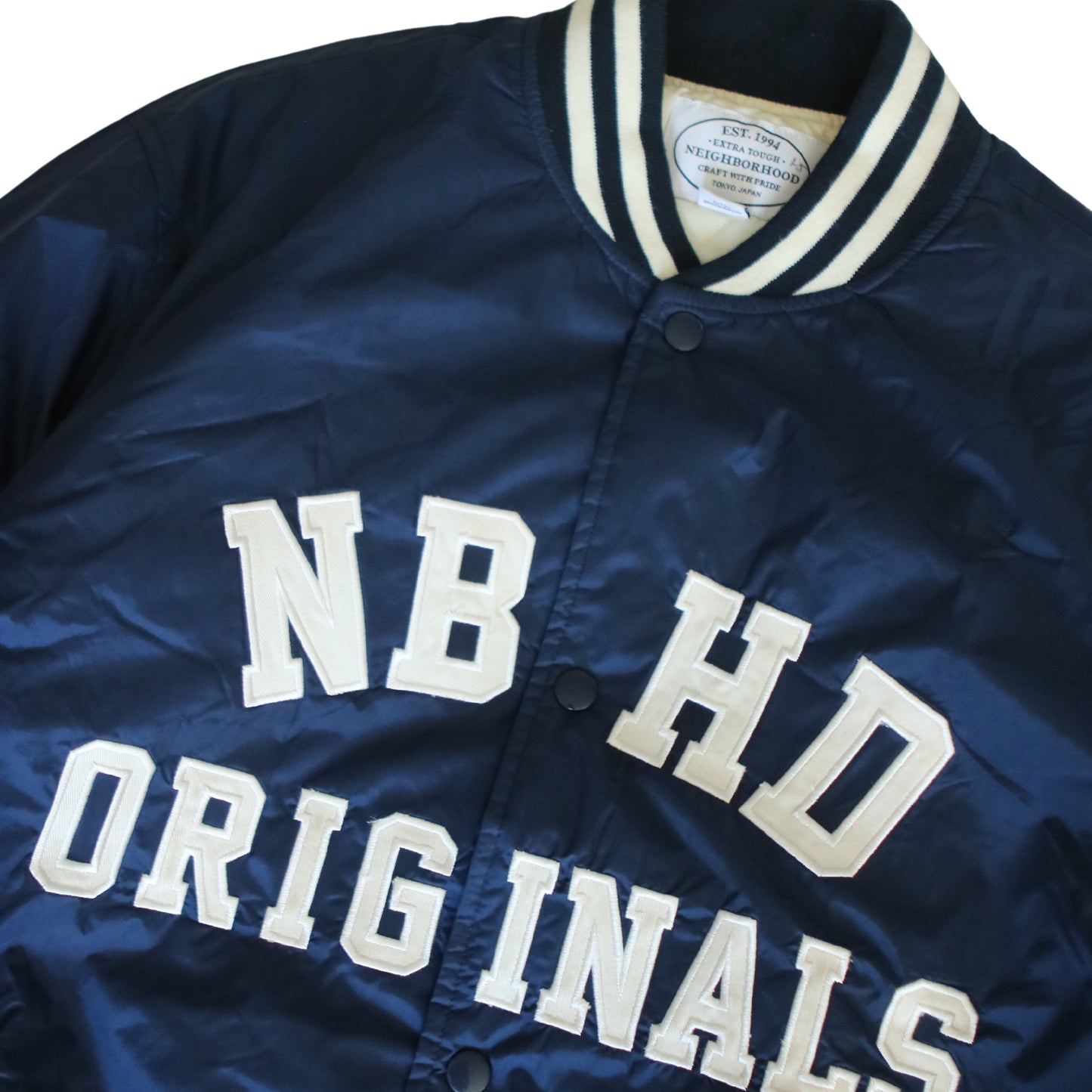 NEIGHBOURHOOD ORGINALS  VARSITY JACKET - L