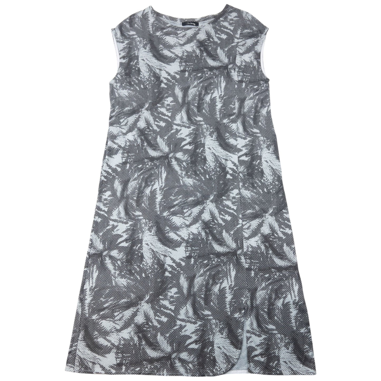 Vintage 90s Yohji Yamamoto Pattern Dress Womens Size L | Large, Blue