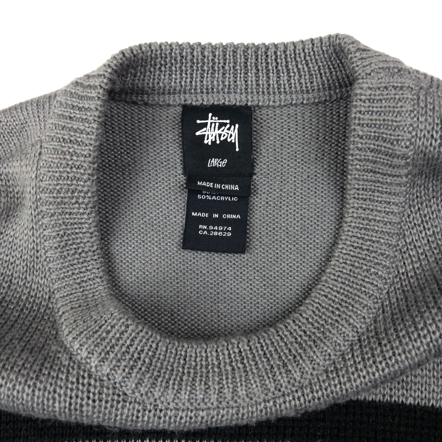 Vintage Stussy Knit Jumper Size L