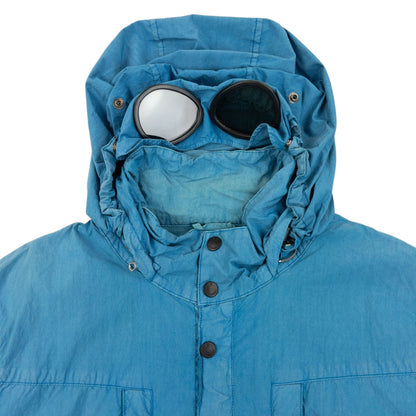 Vintage 2000s CP Company Goggle Hood Zip Up Jacket Size M | Medium, Blue
