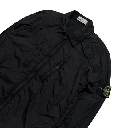 Stone Island Nylon Overshirt | Small, Black