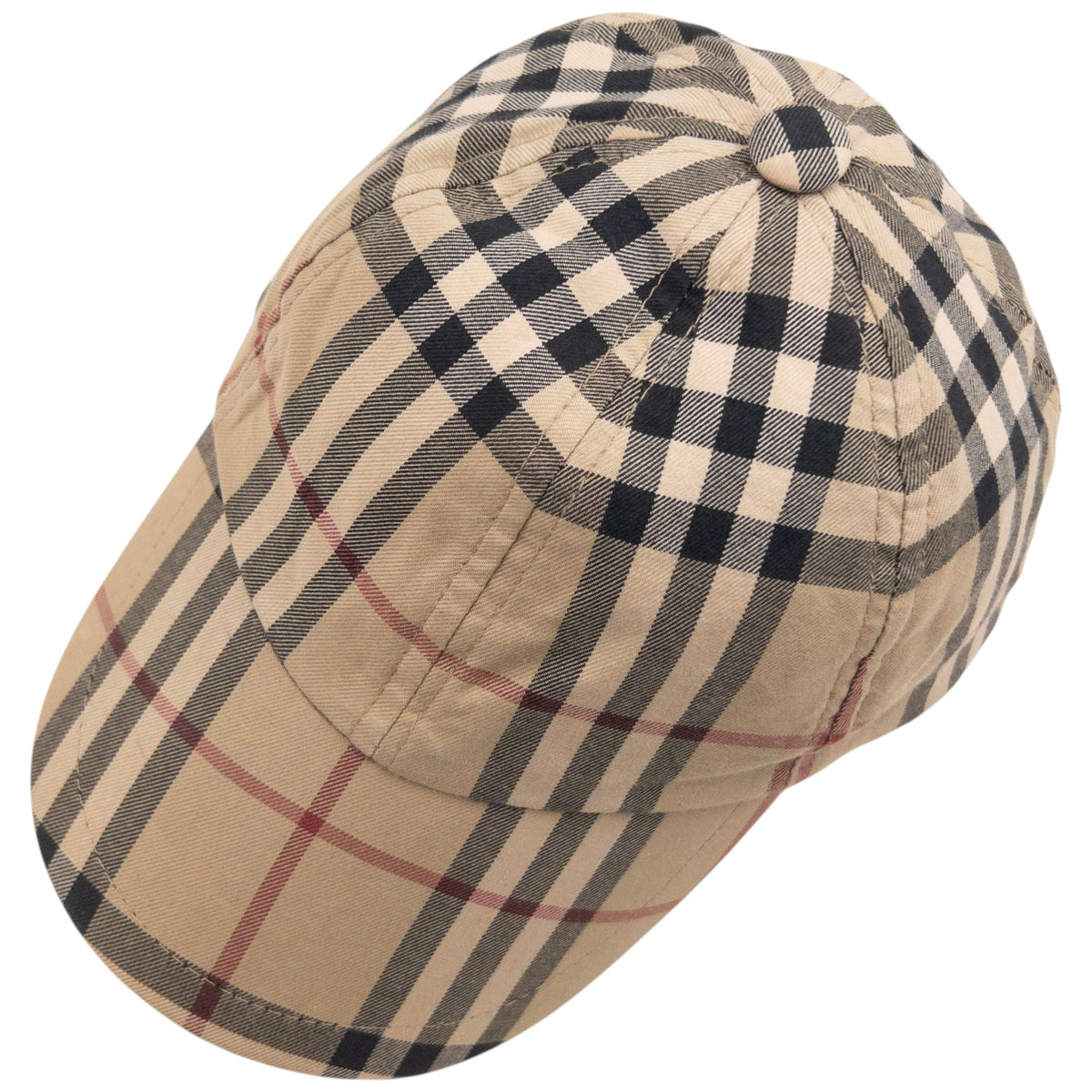 Vintage 2000s Burberry Nova Check Hat | O/S, Beige