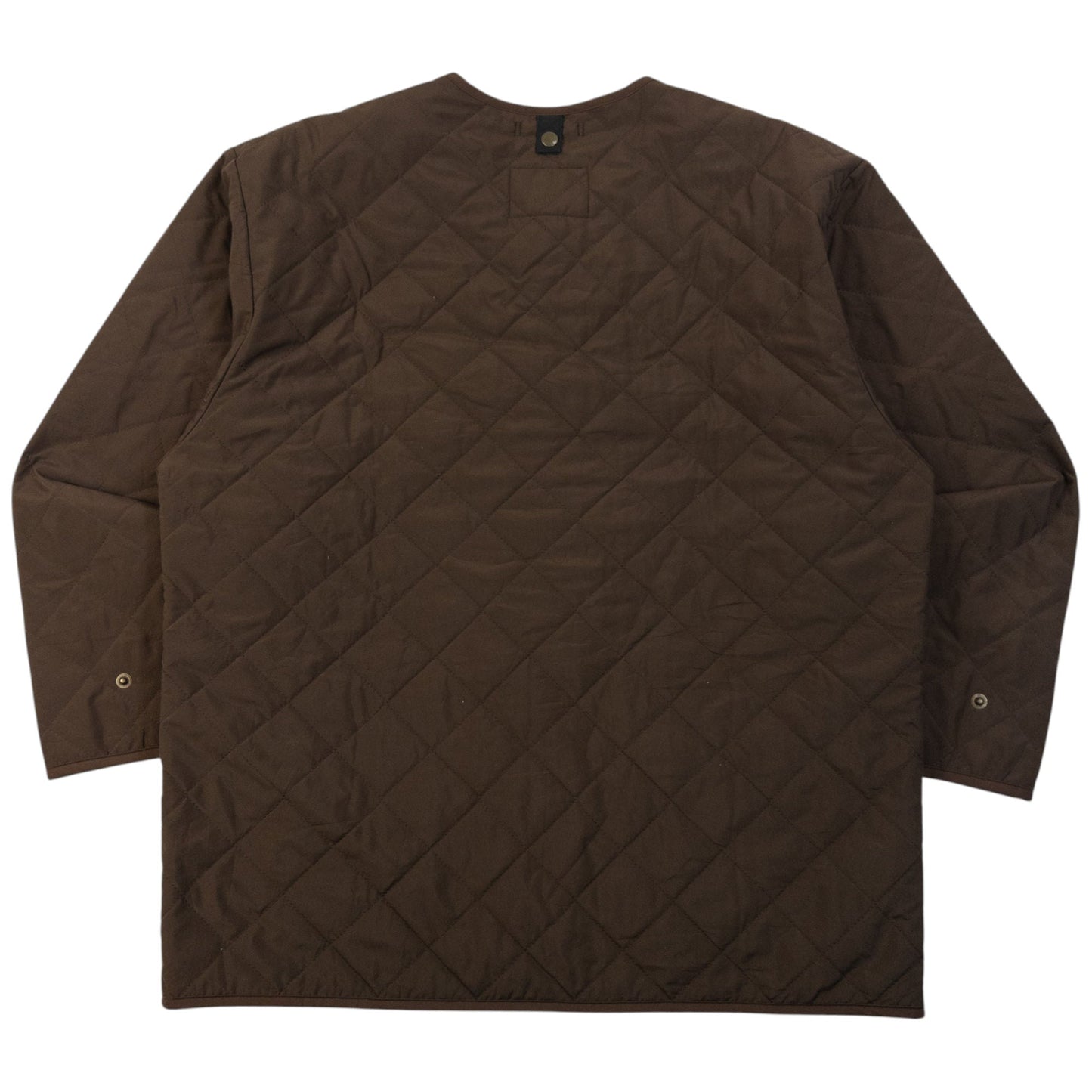 Vintage 90s Burberry Fleece Lined Quilted Jacket Size M | Medium, Brown