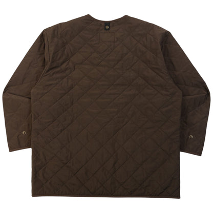 Vintage 90s Burberry Fleece Lined Quilted Jacket Size M | Medium, Brown
