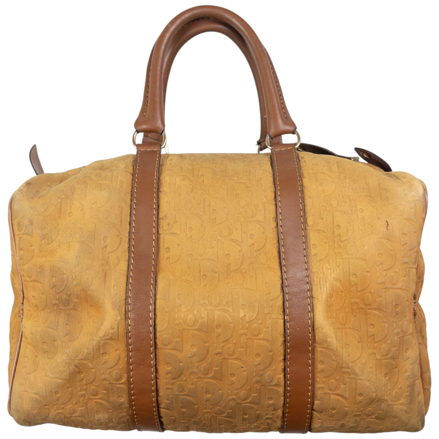 Vintage Dior Monogram Luggage Bag