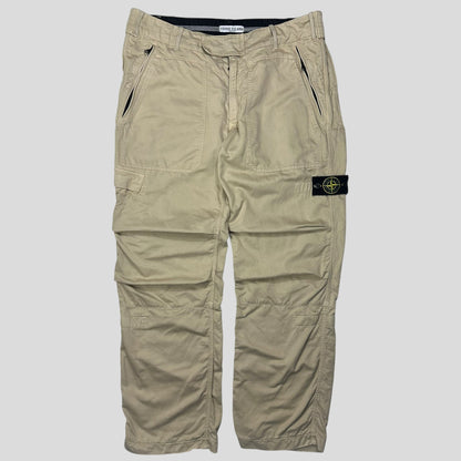 Stone Island 2006 Baggy Parachute Cargo Trousers - IT54 | Default Title, Beige
