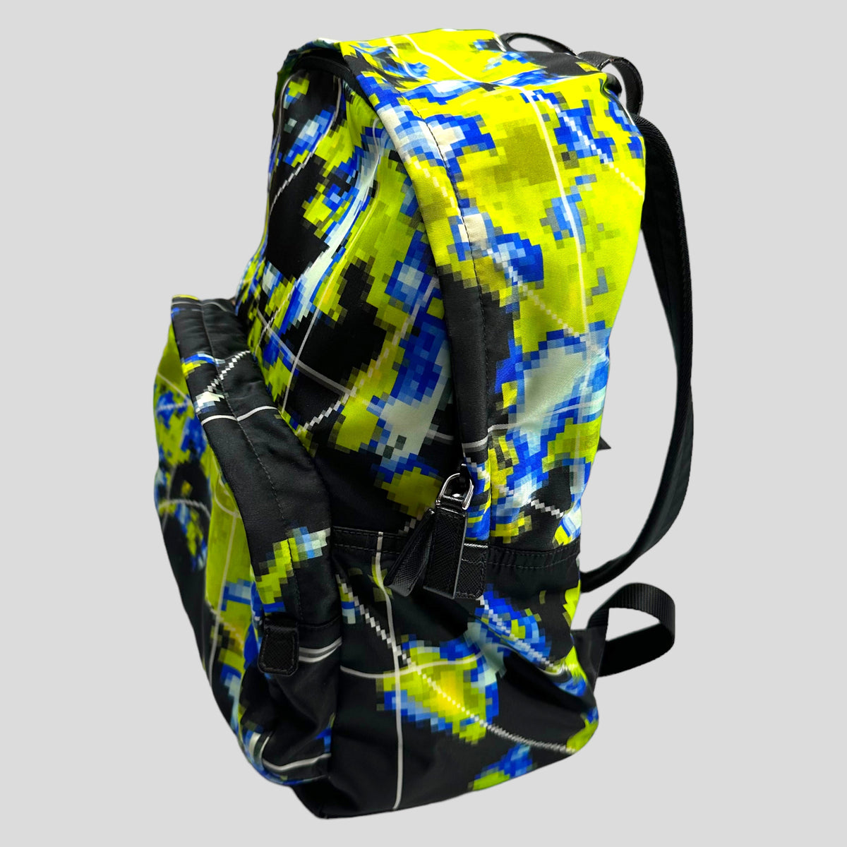 Prada SS17 Radar Nylon Tessuto Backpack + Dustbag & Cards | O/S, Red