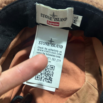 Stone Island x Supreme Desert Camo Bucket Hat