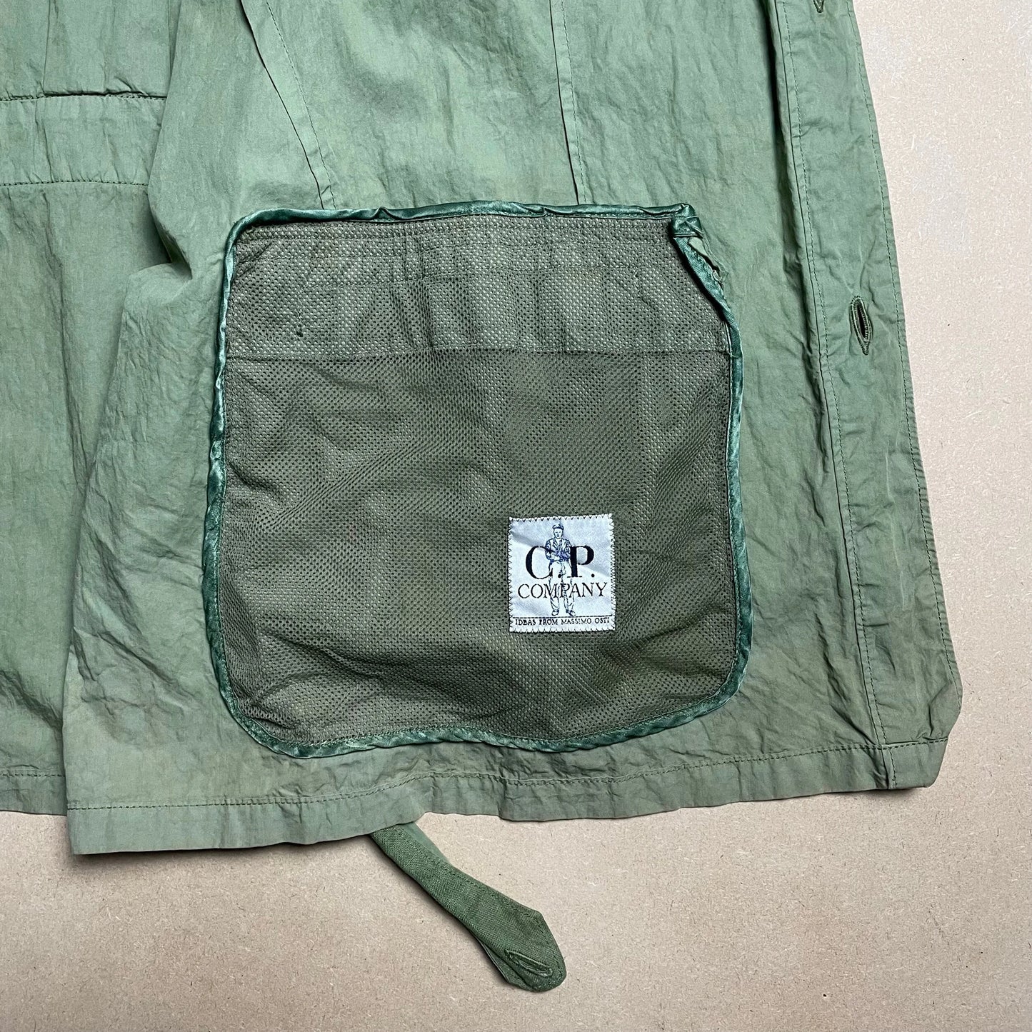 S/S 1990 C.P. COMPANY Ideas From Massimo Osti Sage Green Japan Exclusive Sahara Jacket