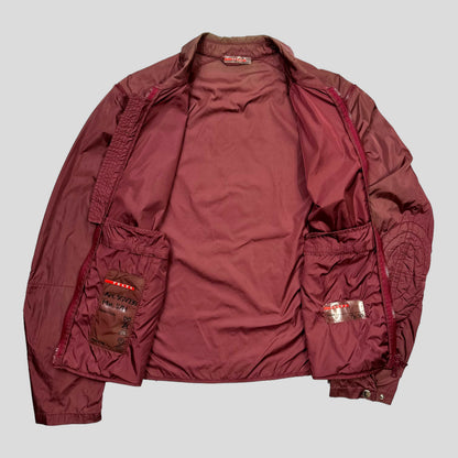 Prada Sport SS00 Modular Nylon Moto Jacket / Vest - M | Default Title, Burgundy