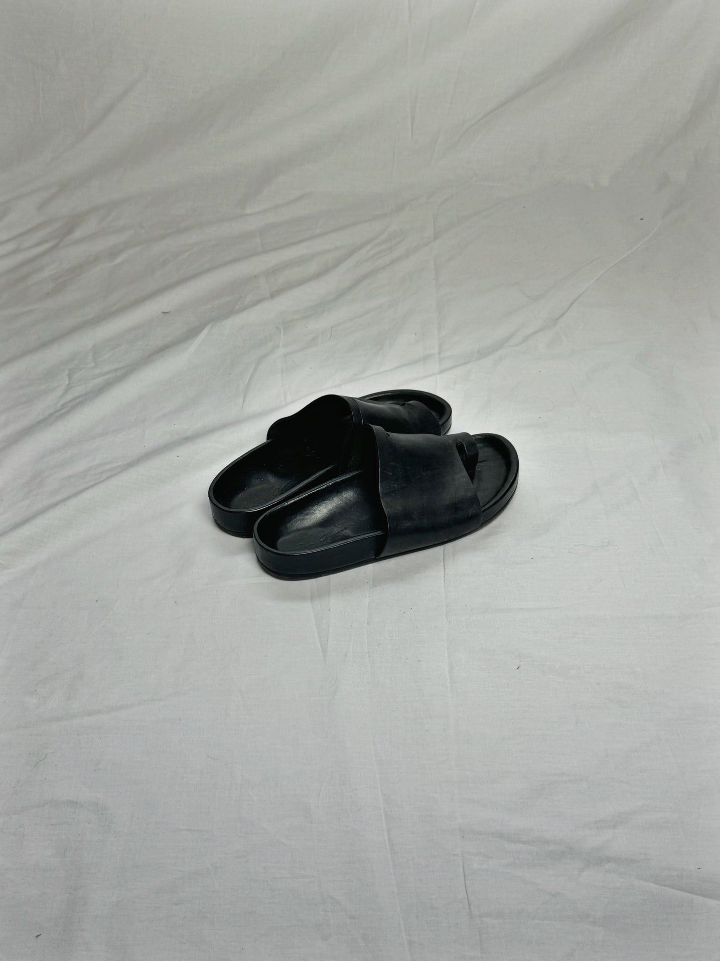 RICK OWENS SLIDE (EU 36) | DEFAULT TITLE, Black