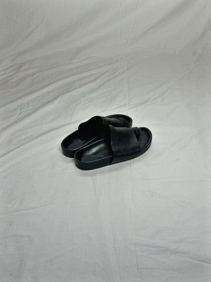 RICK OWENS SLIDE (EU 36) | DEFAULT TITLE, Black