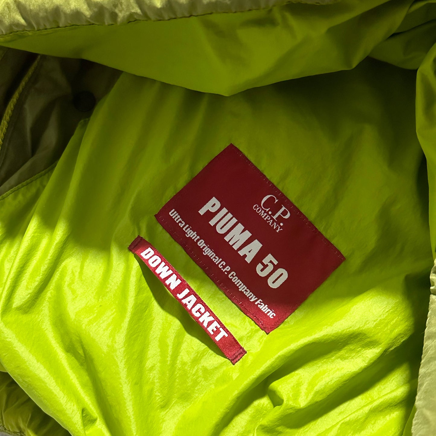 CP Company Piuma 50 Puffer Jacket with Packable Hood