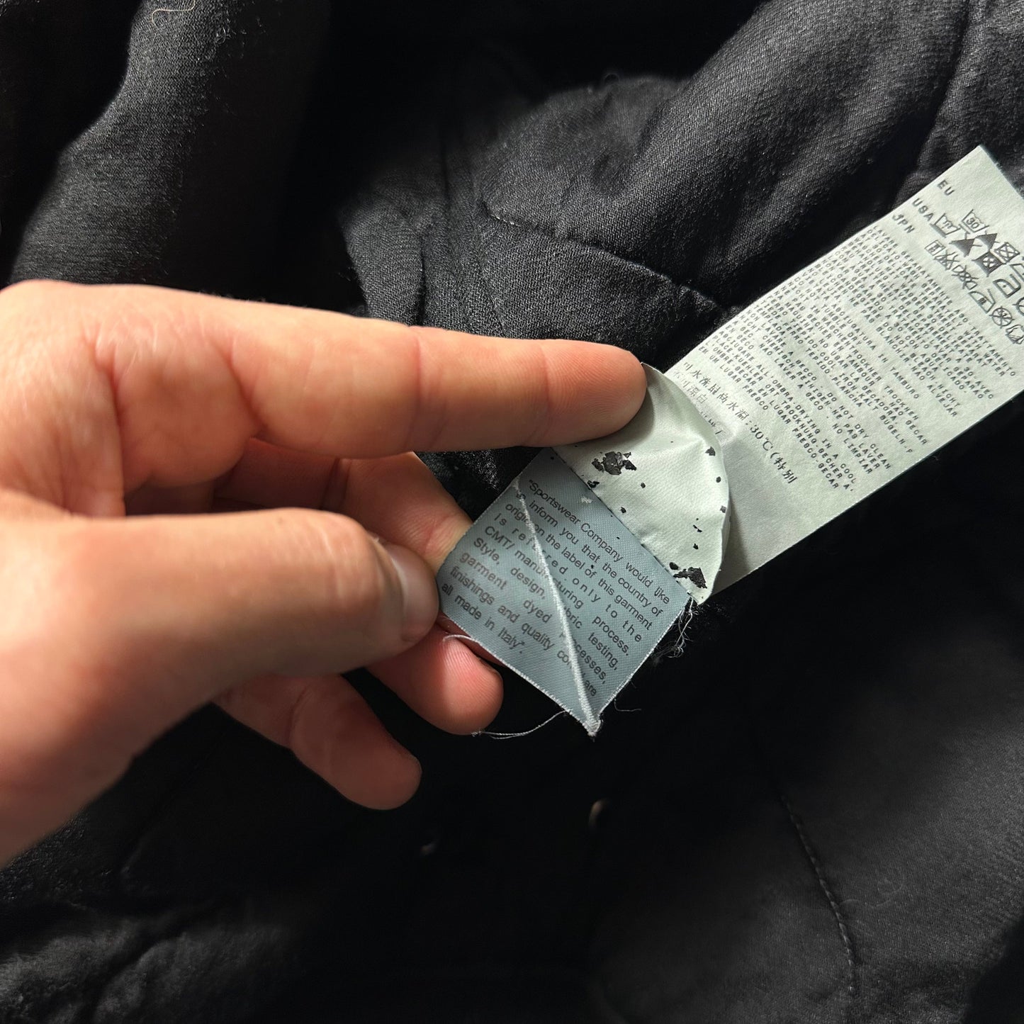 Stone Island AW10 Mussola Gommata Heavyweight Quilted Jacket - XXL