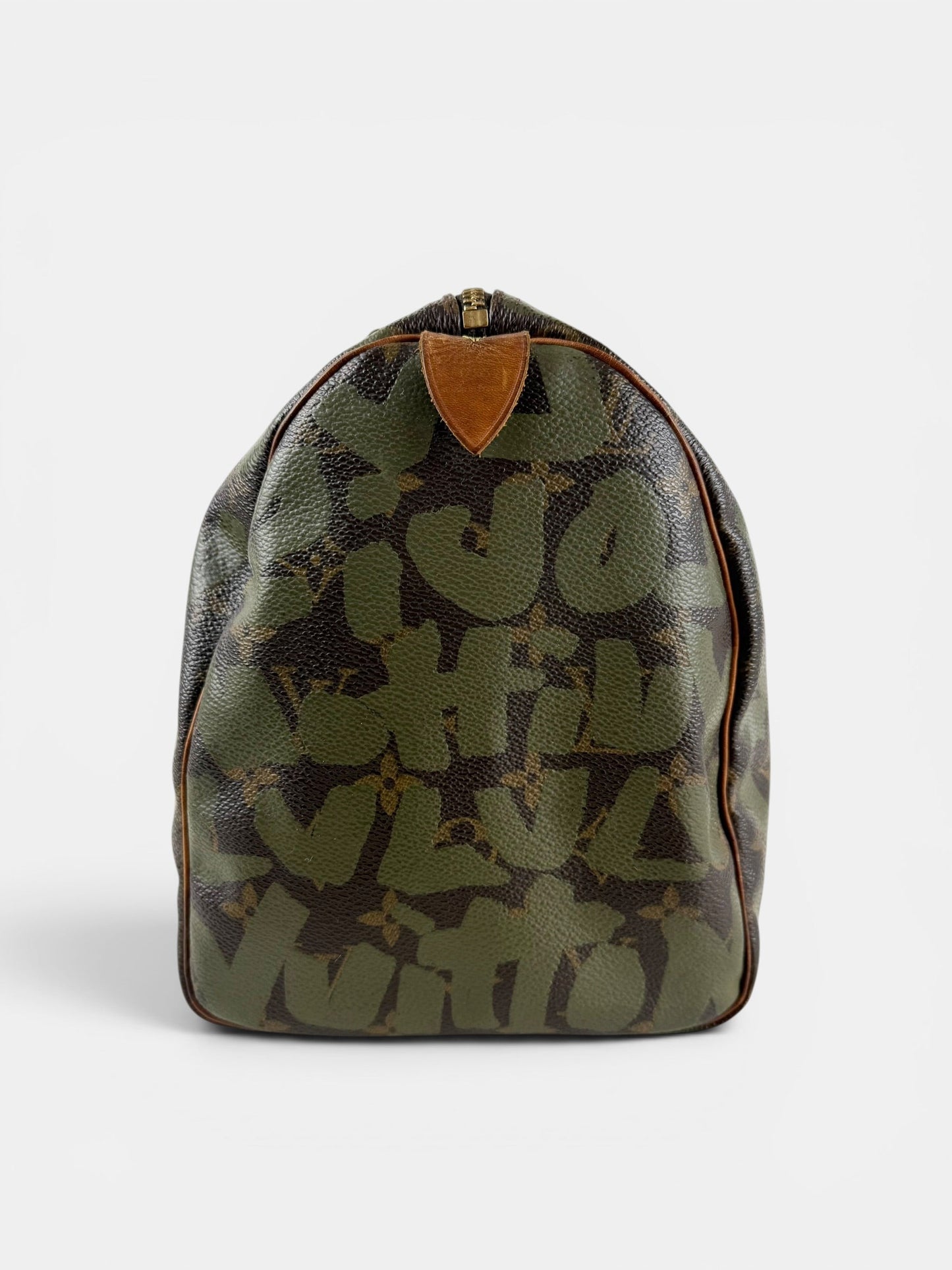 2001 Louis Vuitton x Stephen Sprouse Khaki Graffiti Speedy 30 Handbag | O/S, Multicoloured