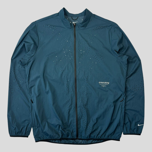 Nike x Undercover Gyakusou SS16 Laser Cut Ventilated Jacket - M/L | Default Title, Blue