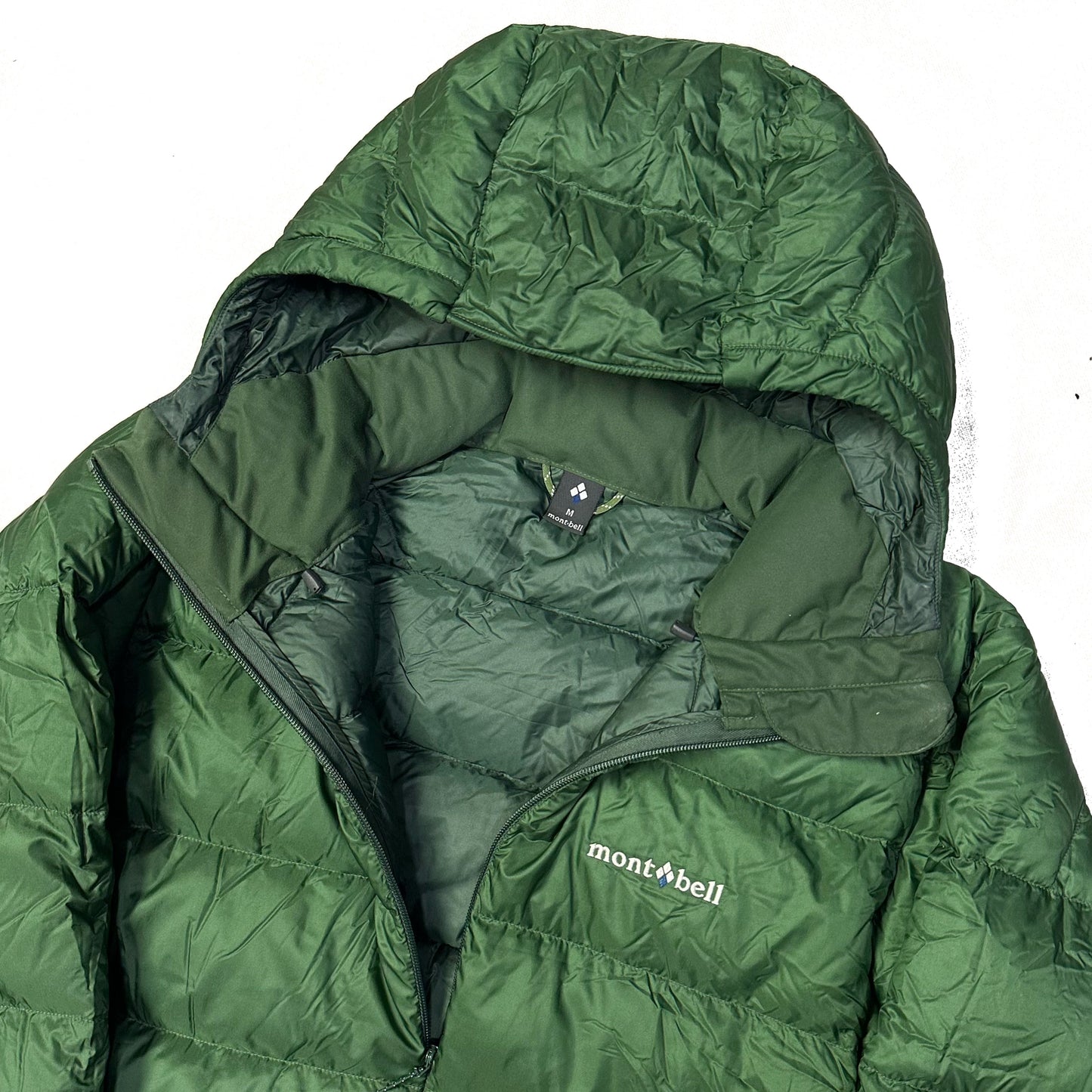 Montbell Light Alpine Down Puffer Jacket In Green ( M )