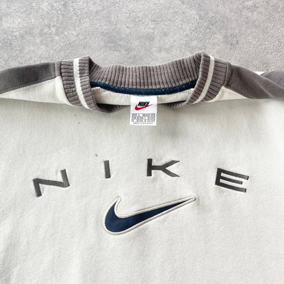 Nike RARE 1990s embroidered spellout sweatshirt (L)