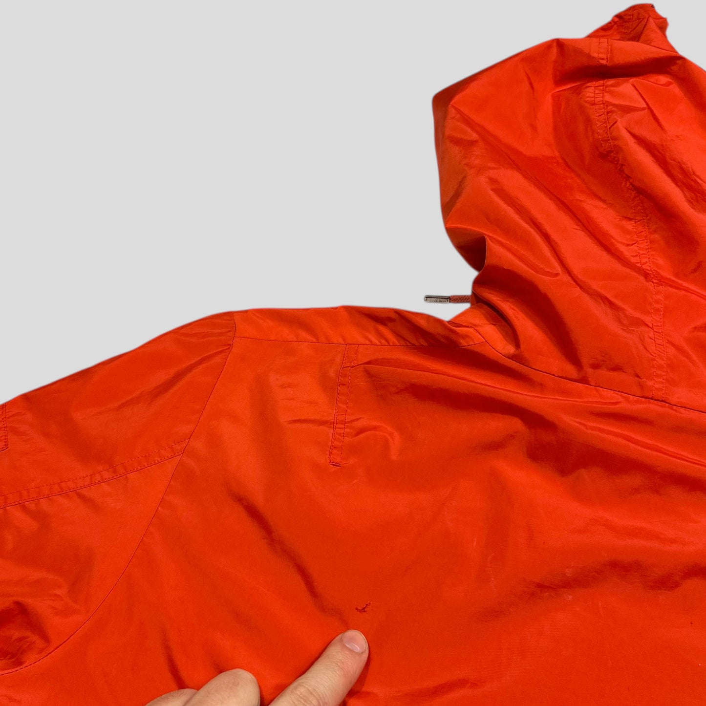 Neil Barrett Twin Zip Detailed Orange Windbreaker Jacket - L