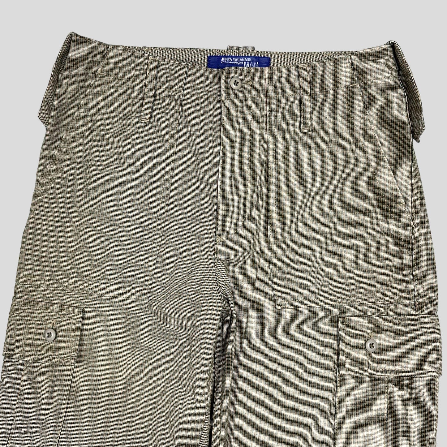 Junya Watanabe SS04 Houndstooth Prisoner Cargo’s - M