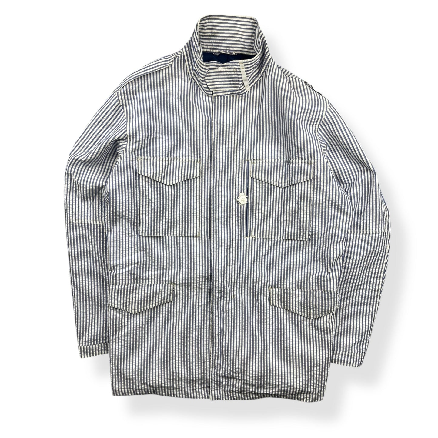 2000's Maharishi Seersucker M65 Jacket (M) | Default Title, Multicoloured
