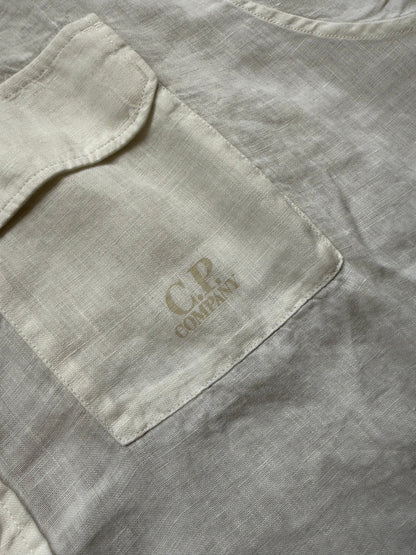 C.P. Company Lino Flax Button down Shirt  XL BNWT | Default Title, White