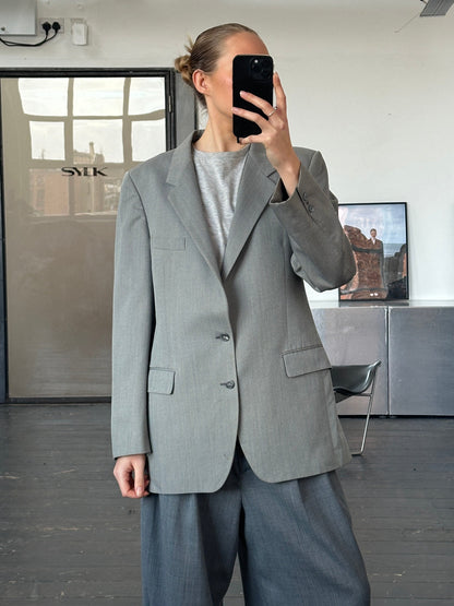 Yves Saint Laurent 1990s Pure Wool Single Breasted Blazer - 40R/L