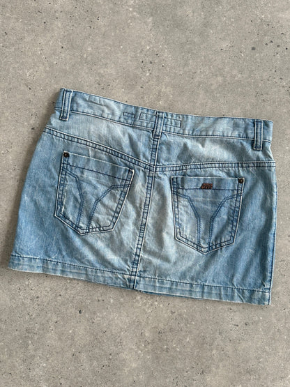 Miss Sixty 2000s Denim Mini Skirt - W30