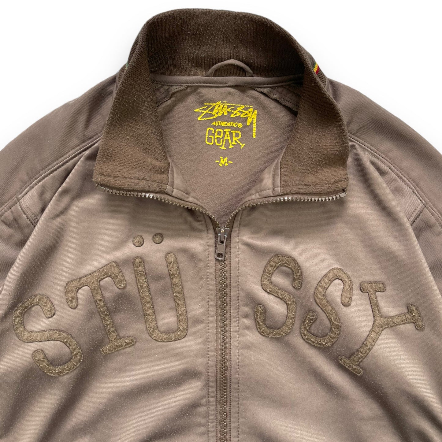 2000's Stussy Rasta Track Jacket (M) | Default Title, Multicoloured
