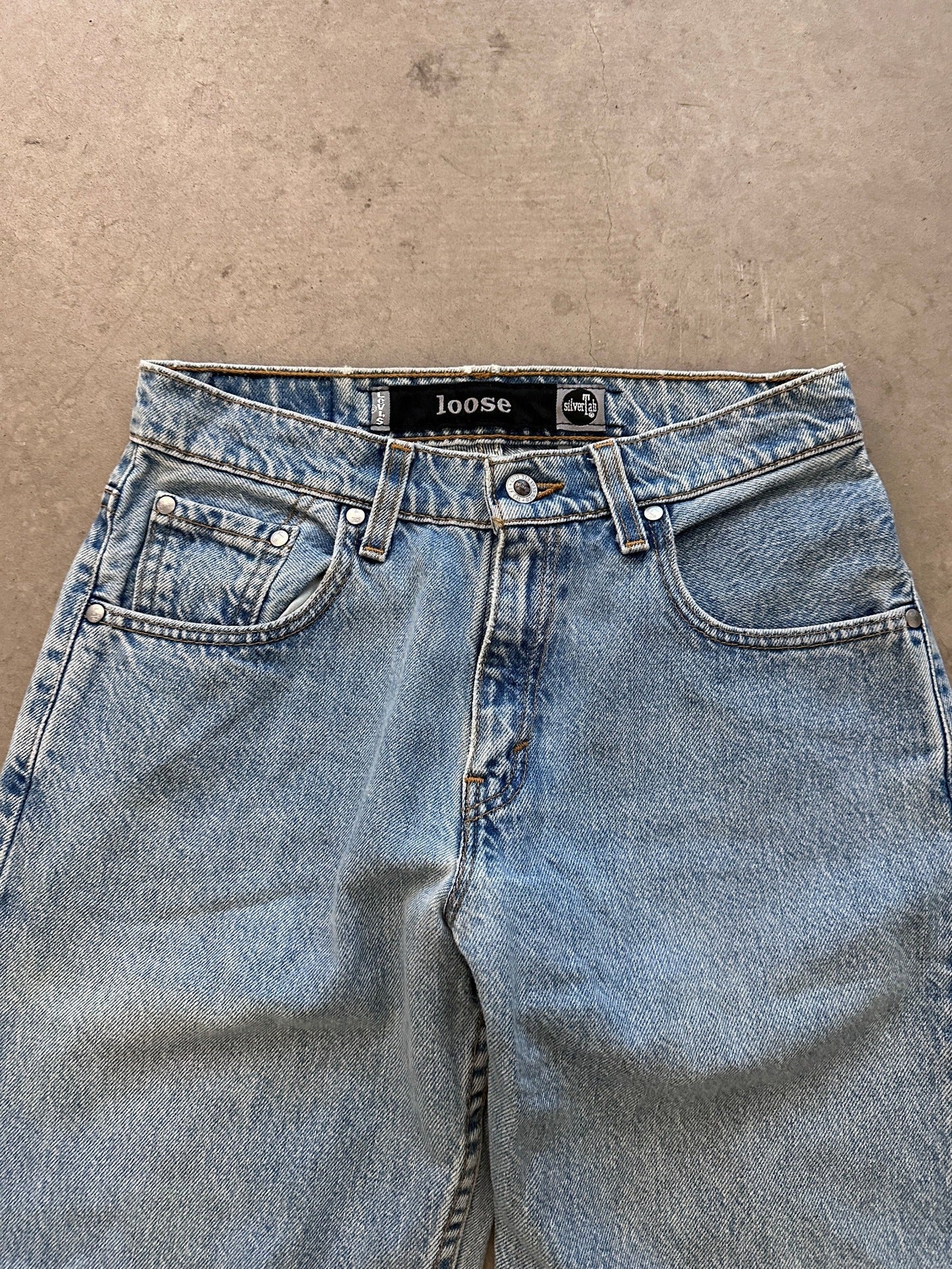 1998 Levi's Silver Tab Loose Jeans - 28 x 32 | W28, Multicoloured