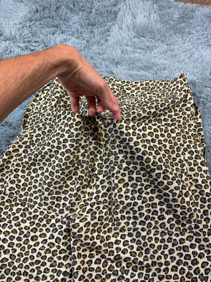 Vivienne Westwood 00’s Anglomania Leopard Print Baggy Shorts - M | O/S, Red