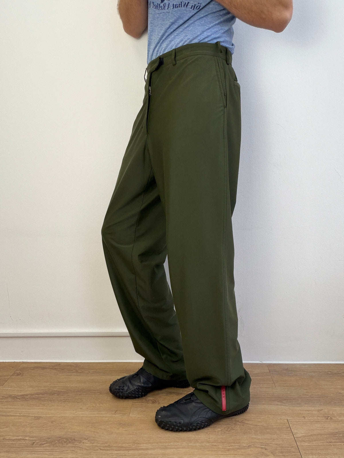 Prada Sport 90s Nylon Technical Trousers | 50, Tan