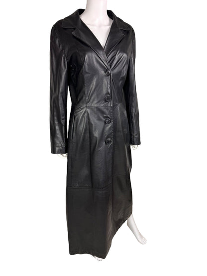 Dolce & Gabbana 1990s leather trench coat | Black, Black