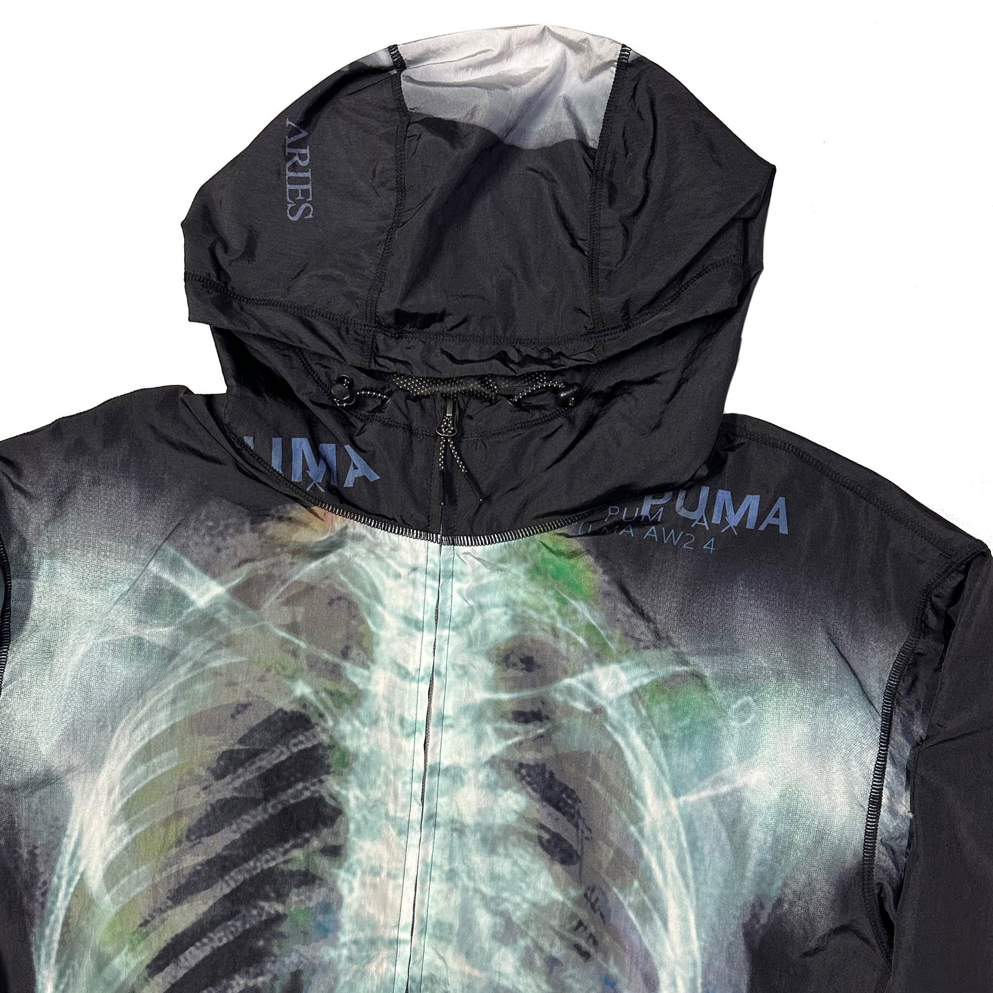 Puma X Aries X-Ray Skeleton Jacket In Black ( M )