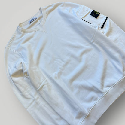 Stone Island Cotton Crewneck with Utility Arm Pocket L BNWOT’s