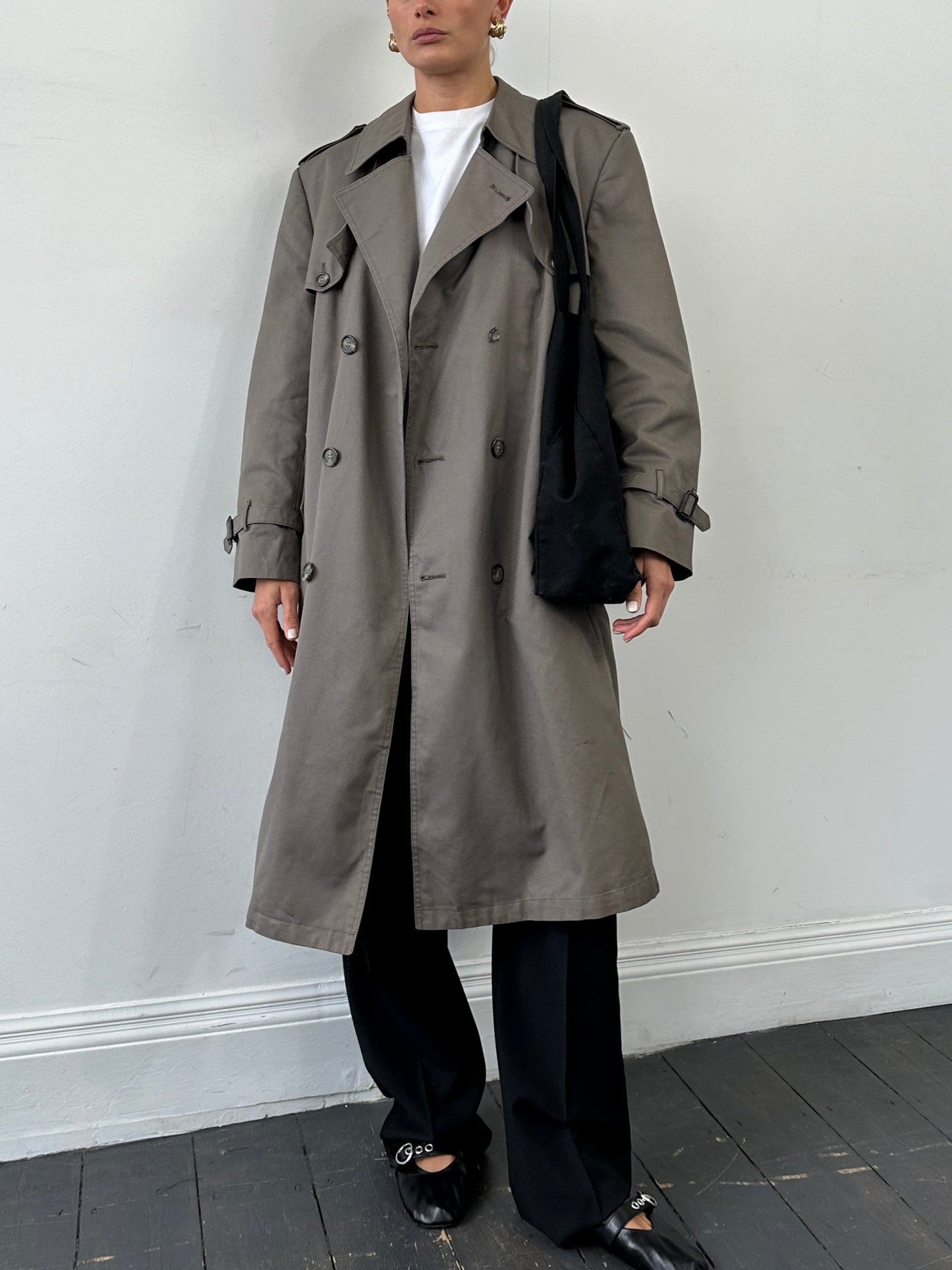 Christian Dior Monsieur Double Breasted Belted Trench Coat - M/L