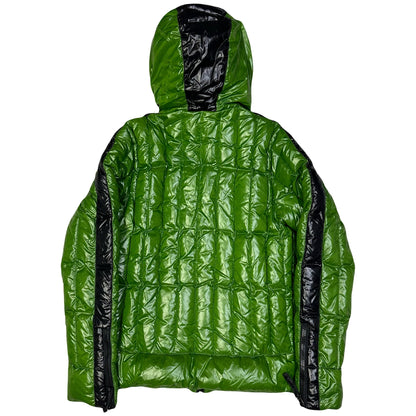 Duvetica Puffer Jacket In Green & Black ( L )