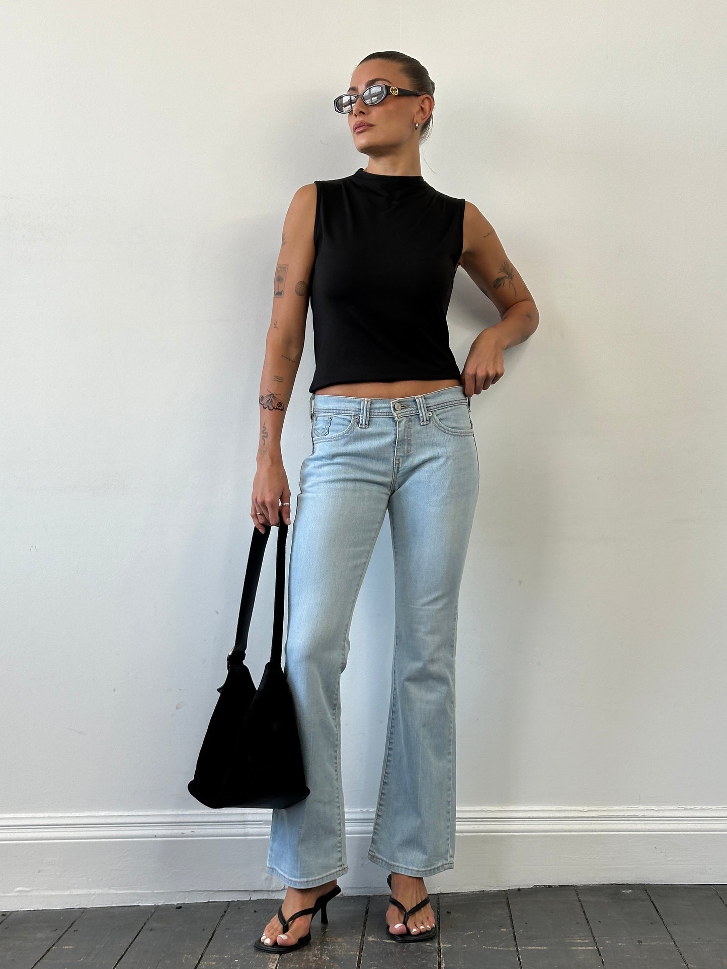 Levi’s Low Waist Flared Denim Jeans - W28