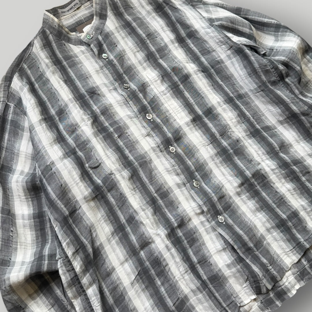 2000's Issey Miyake Men Distressed Shirt L