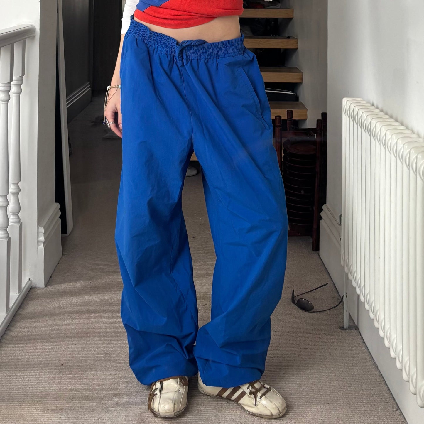 80s Adidas Track Bottoms | Blue, Blue