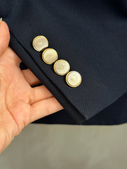 Christian Dior Monsieur 1980s Pure Wool Bespoke Button Blazer - 38R/M