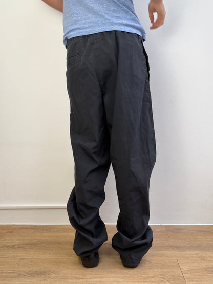 Armani Jeans 1990s Adjustable Cargo Pants | Large, Black