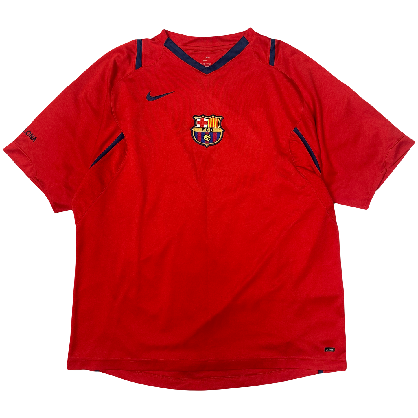 Nike Barcelona 2006/07 Training Shirt In Red ( M )