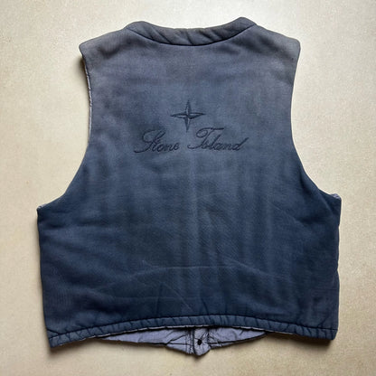 A/W 1987 Sun Faded Padded Script Cargo Vest