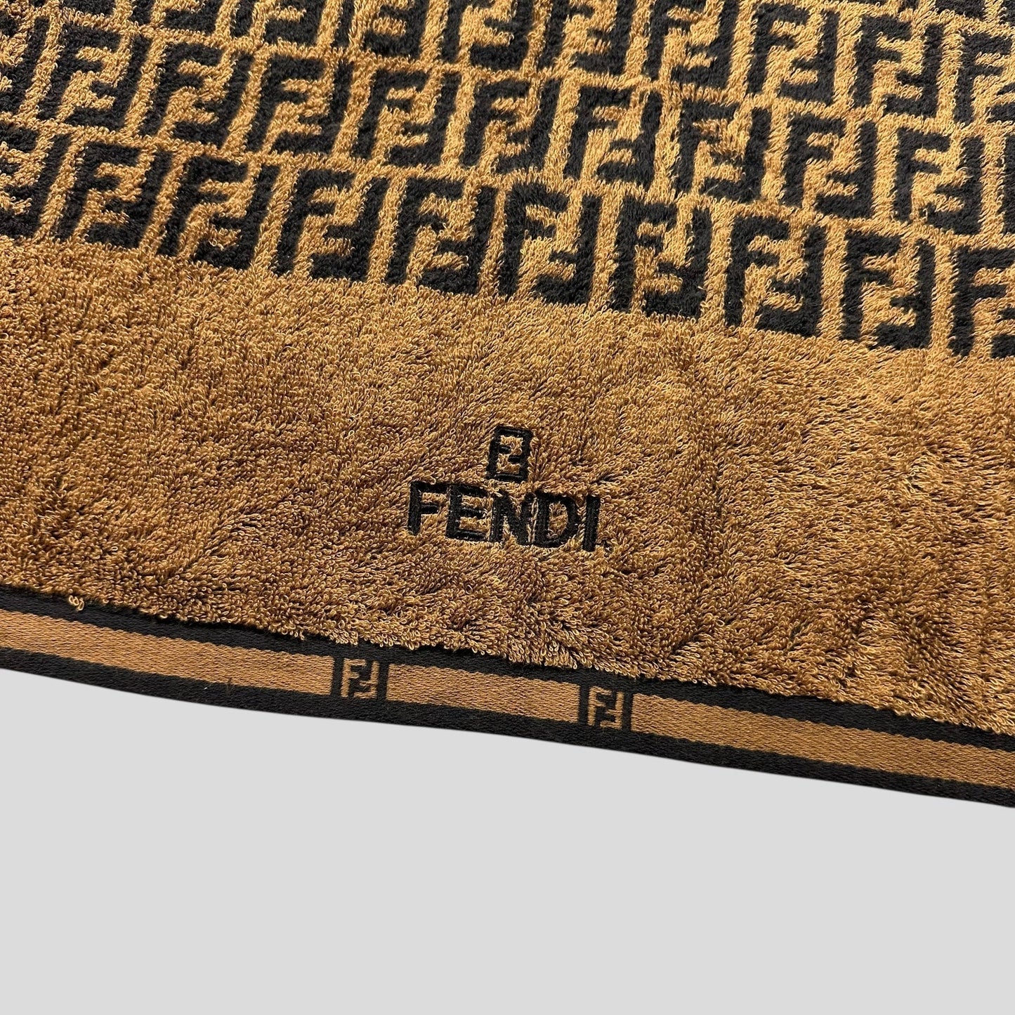 Fendi Zucca FF Reversible Cotton Towel